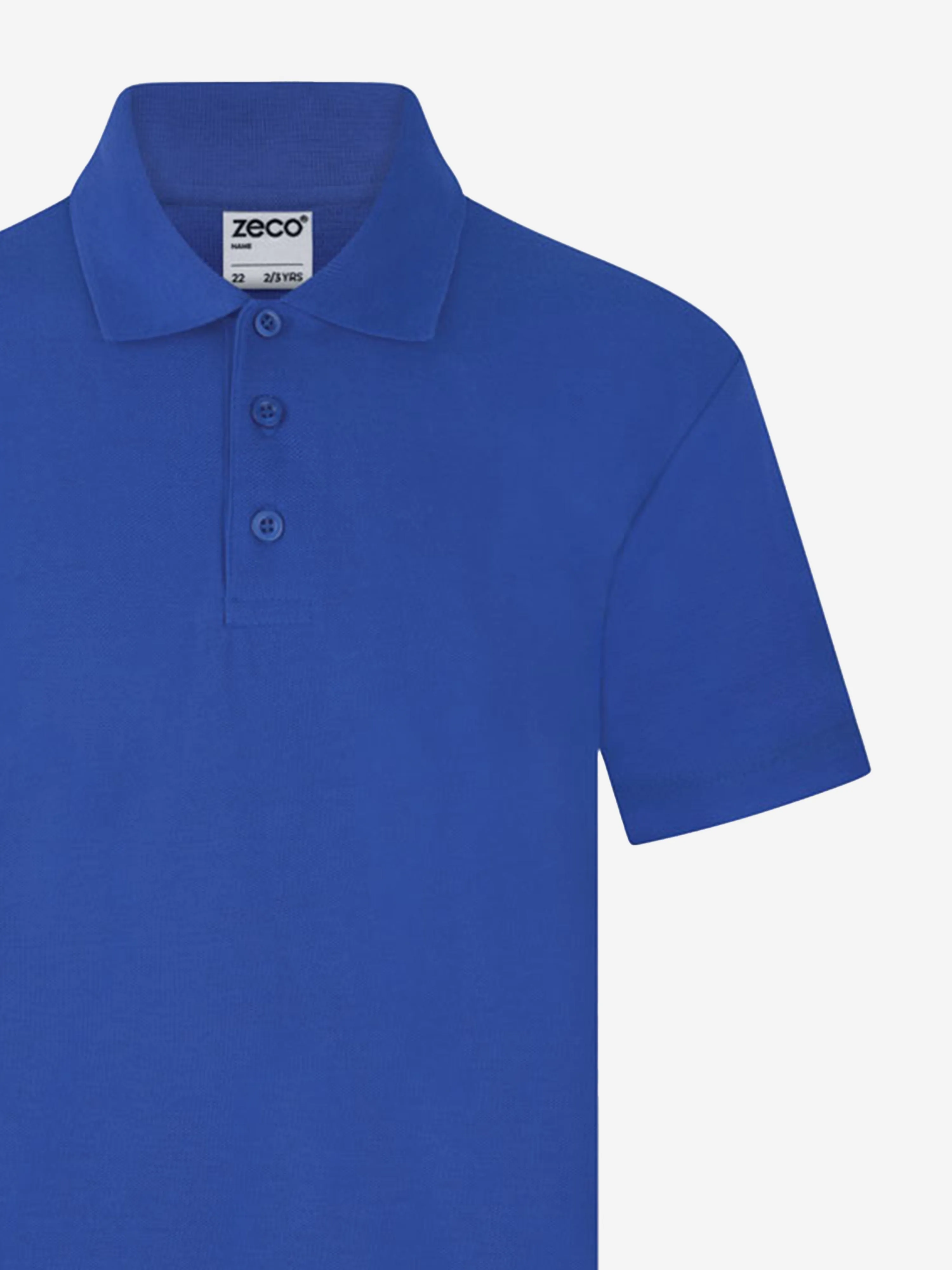 Zeco Kids Schul-Polohemd in Blau