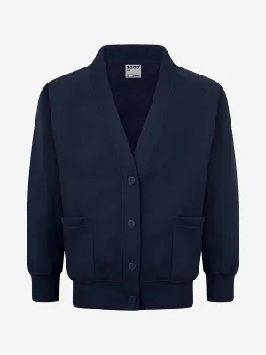 Zeco Kids Schul-Sweatshirt Cardigan in Marineblau