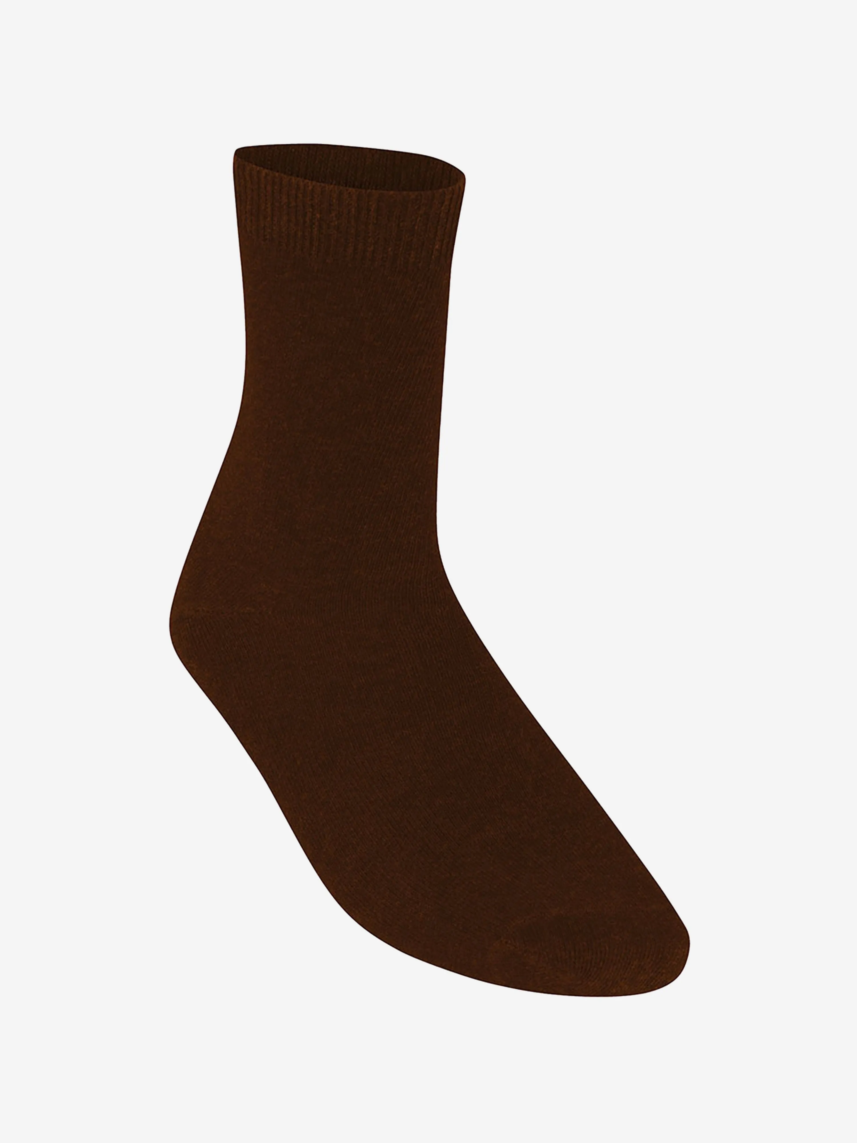 Zeco Kids School Umschlagspitze Socken (5er Pack) in Braun