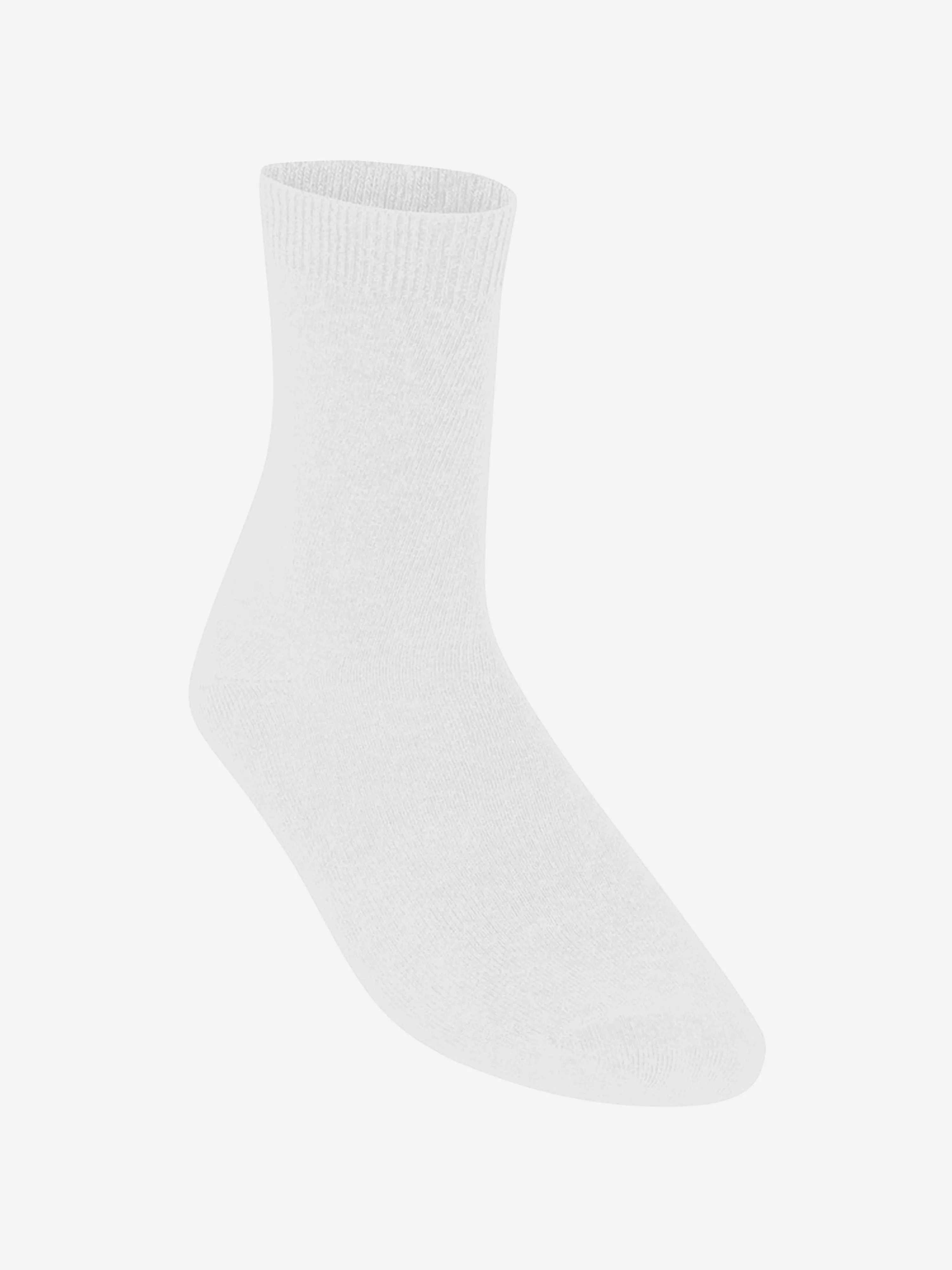 Zeco Kids School Turnover Top Socken (5er Pack) in Weiß