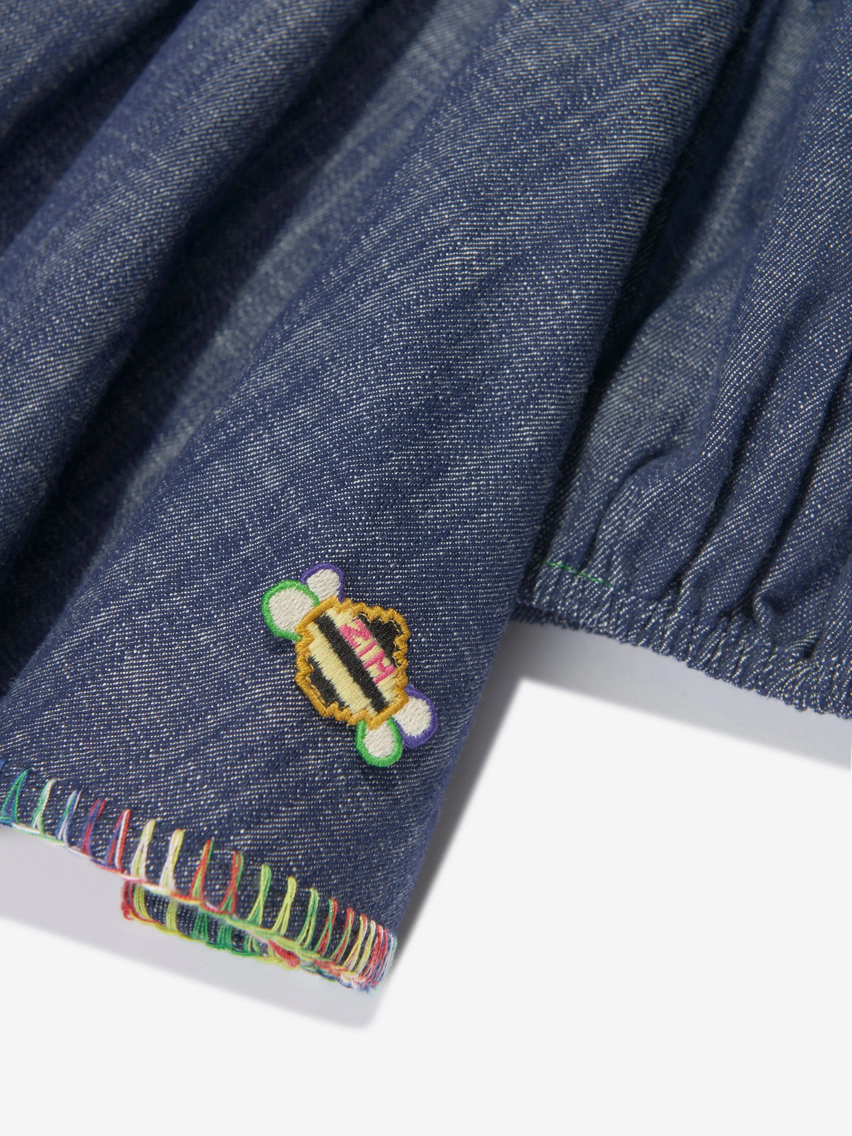 Zimmermann Mädchen Leichte Denim Bluse in Blau