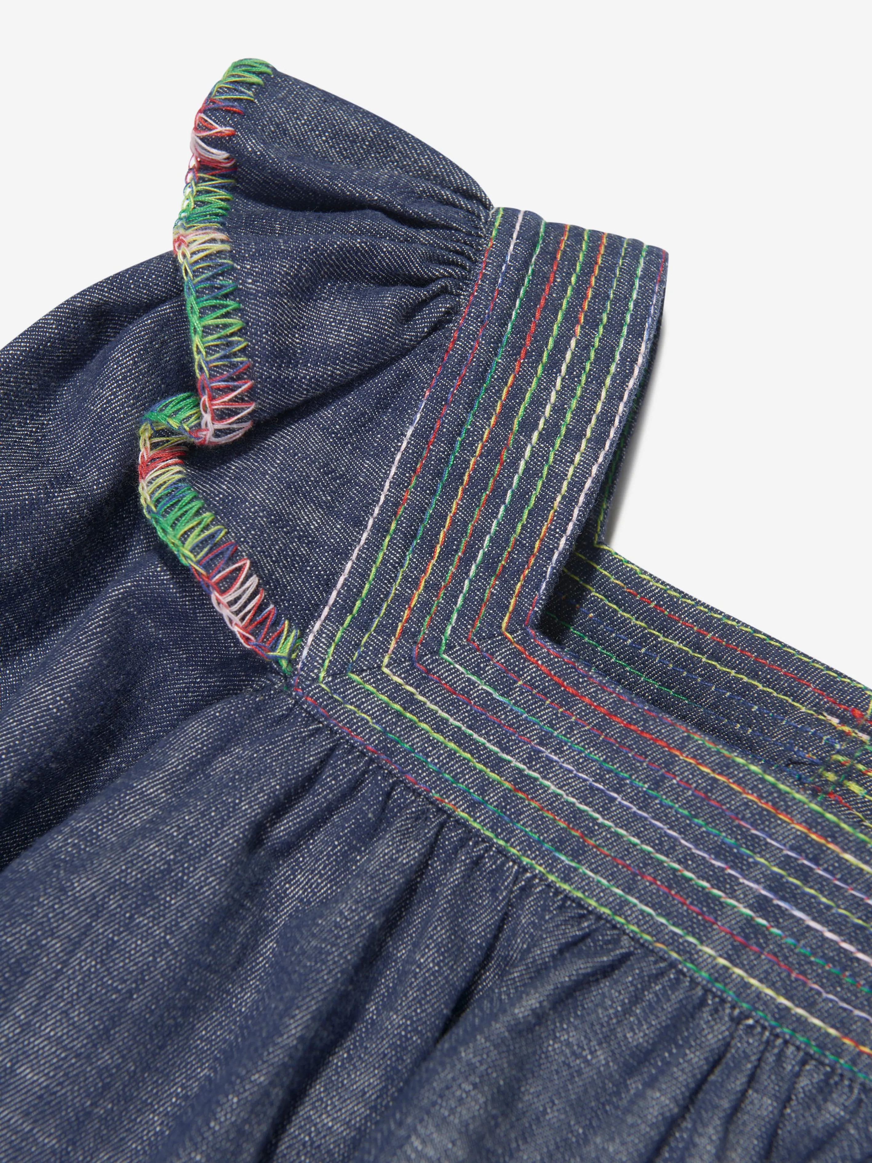Zimmermann Mädchen Leichte Denim Bluse in Blau