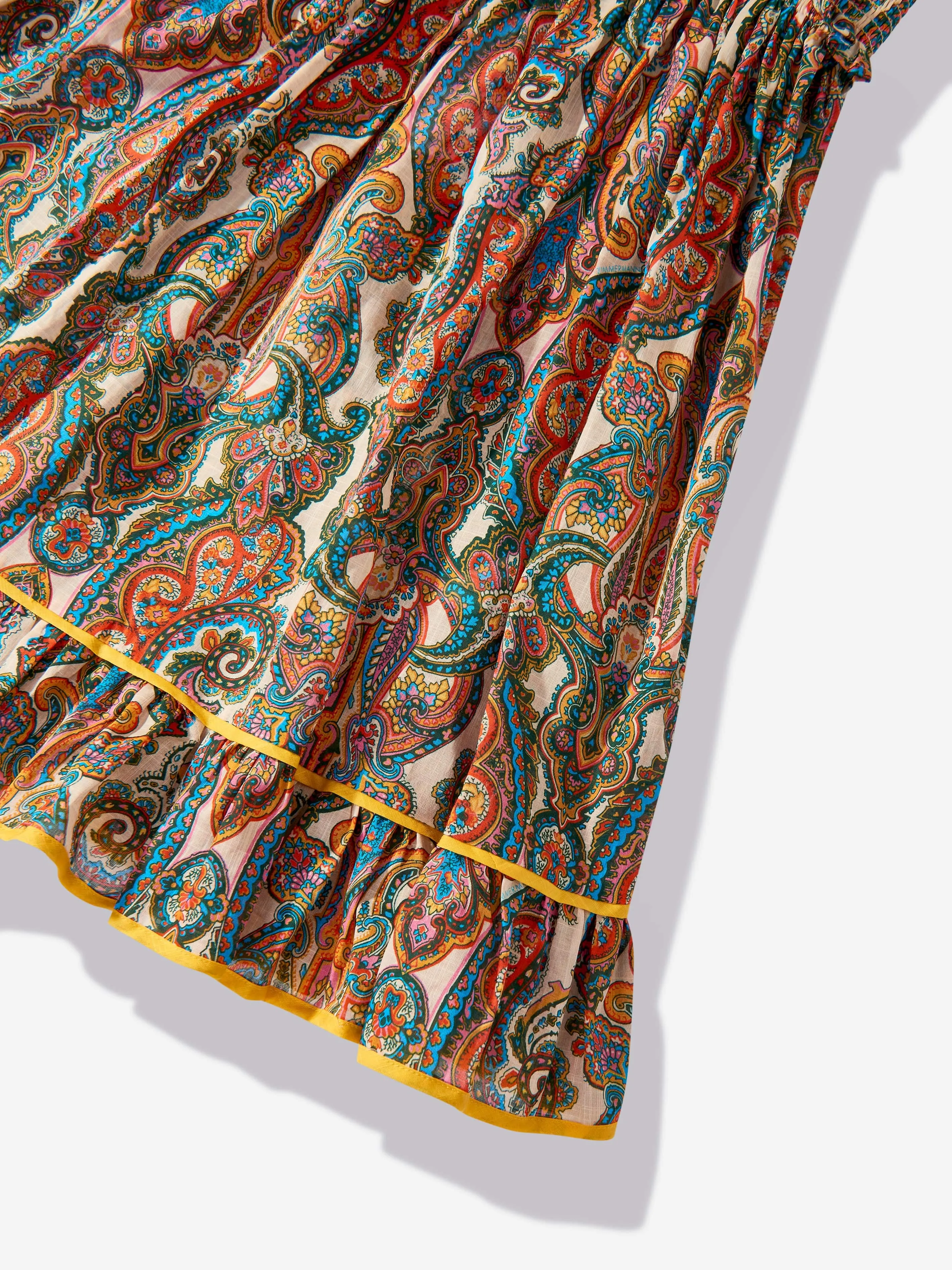Zimmermann Mädchen Paisley Ottie Kleid in Mehrfarbig