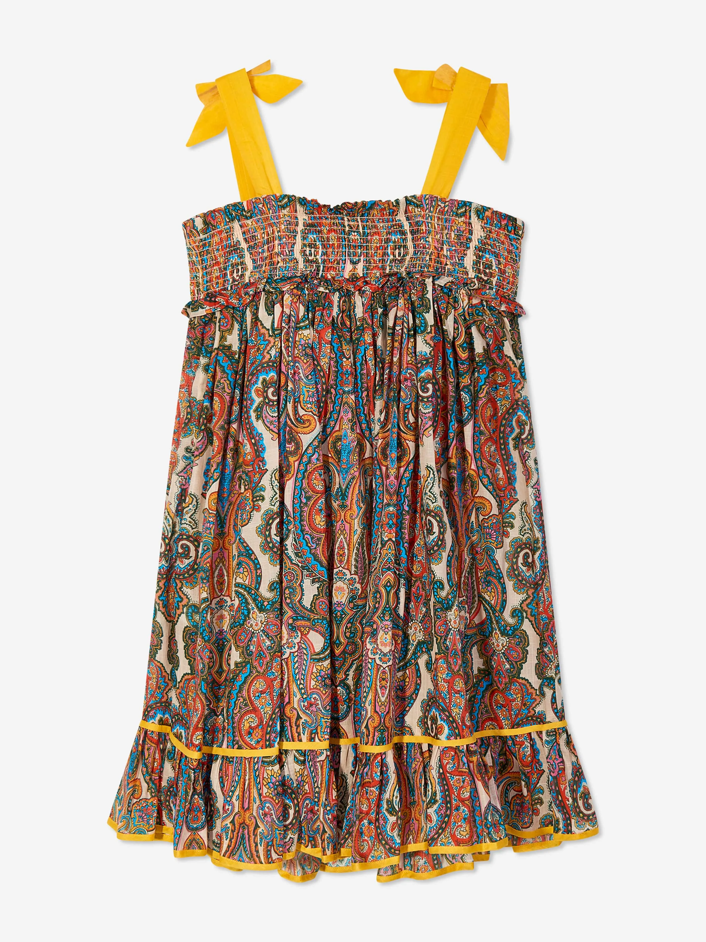 Zimmermann Mädchen Paisley Ottie Kleid in Mehrfarbig