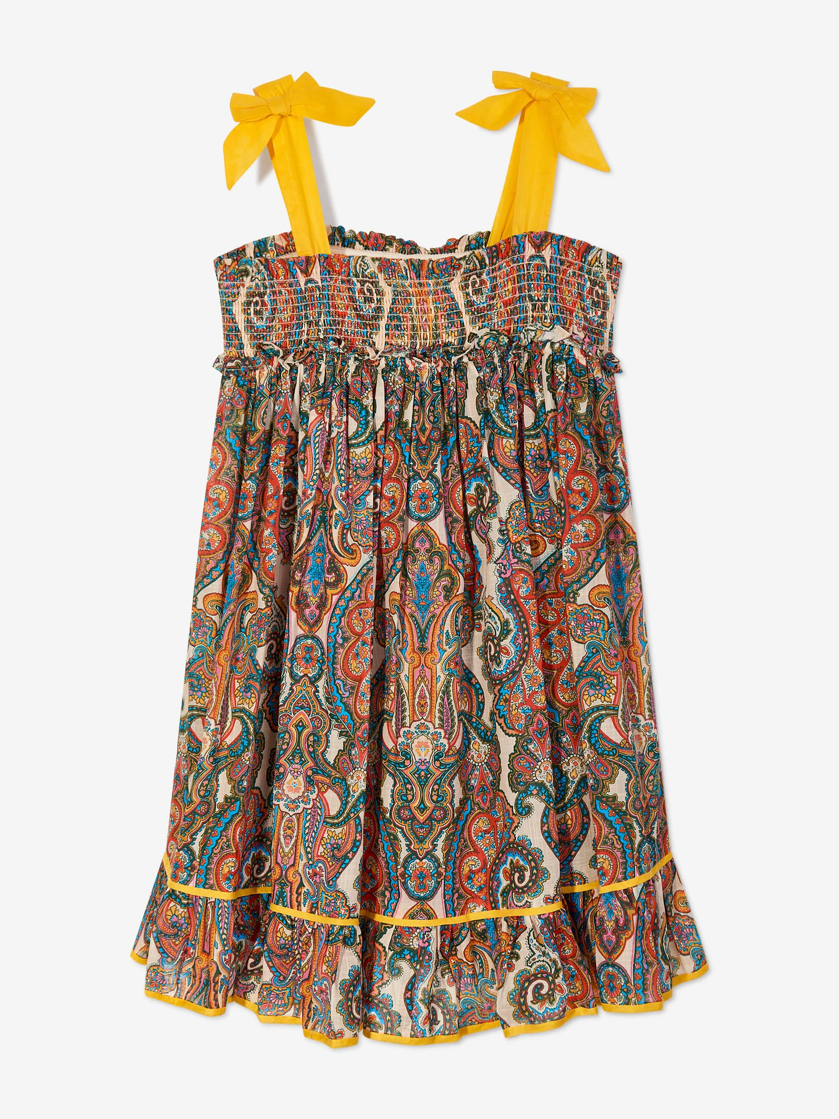 Zimmermann Mädchen Paisley Ottie Kleid in Mehrfarbig