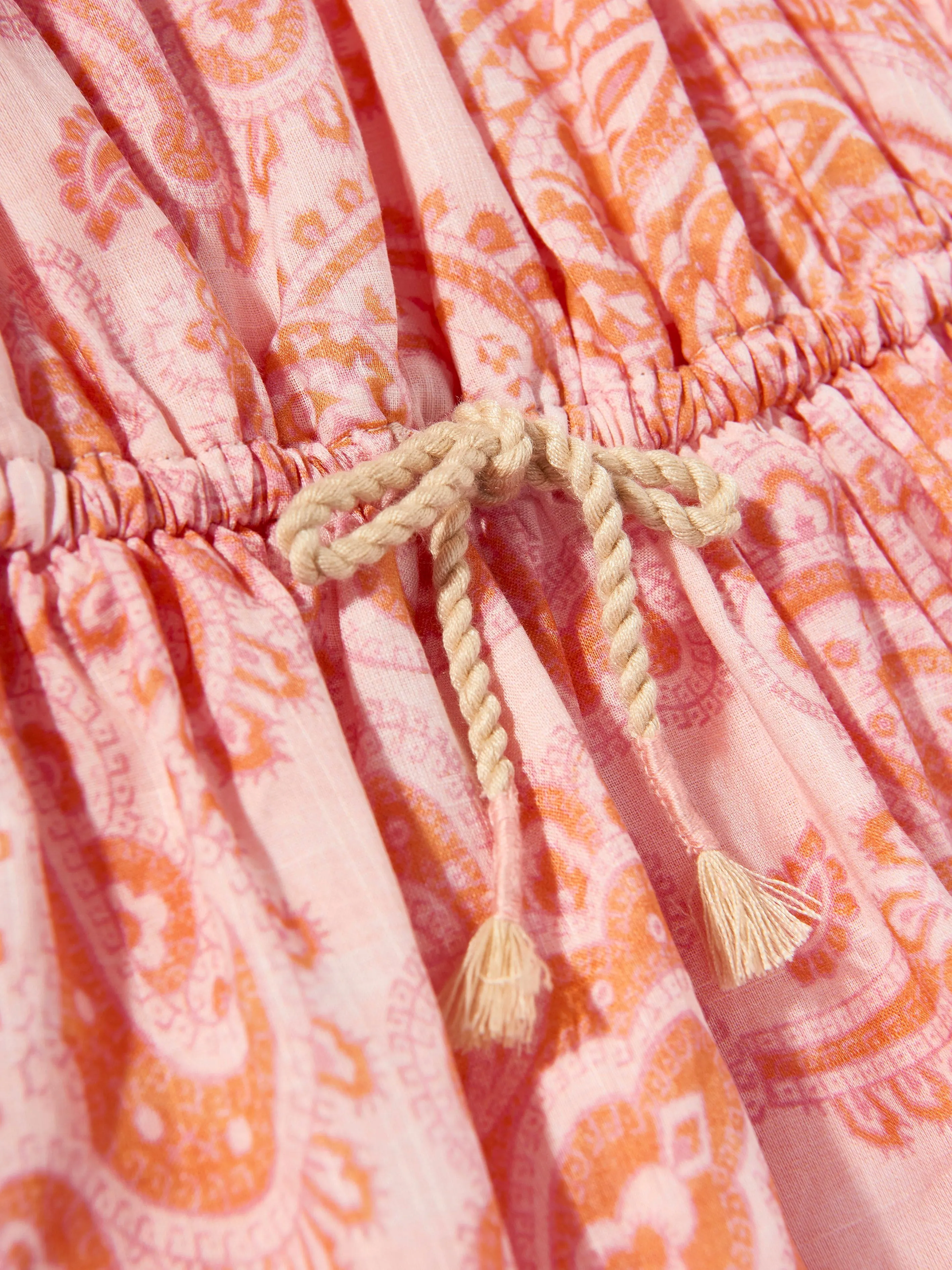 Zimmermann Mädchen Paisley Ottie Flip Kleid in Rosa
